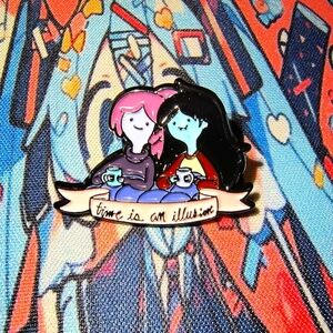 Women’s Accessories Princess Bubblegum and Marceline Adventure Time Enamel Pin